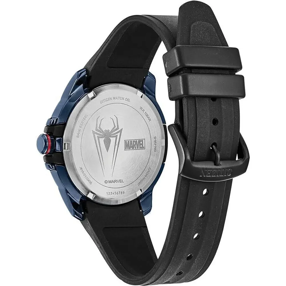 Citizen Men's Eco-Drive Marvel Spider Man Calendar 44mm Watch AW1156-01W Solar